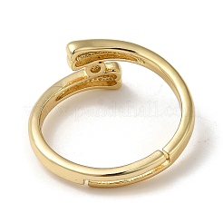 Rack Plating Brass Adjustable Rings&nbsp;RJEW-M162-33G