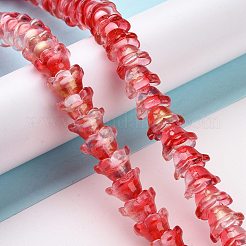 Transparent Glass Beads Strands&nbsp;LAMP-H061-01D-07