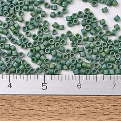 MIYUKIデリカビーズ  シリンダー  日本製シードビーズ  11/0  （db2311)マット不透明グレーズタートルグリーンab  1.3x1.6mm  穴：0.8mm  約1400個/7g&nbsp;LS-X-SEED-J020-DB2311