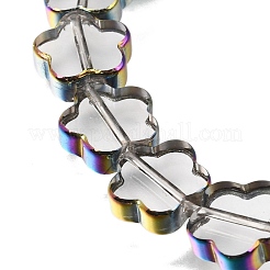 Electroplated Transparent Glass Beads Strands&nbsp;GL-CBA98F0-07F