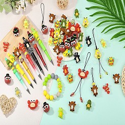 10Pcs Silicone Beads&nbsp;SIL-SZ0003-34B