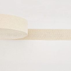 Cotton Cotton Twill Tape Ribbons&nbsp;OCOR-WH0057-30F-03