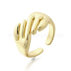 Brass Cuff Rings for Women&nbsp;RJEW-G347-07G