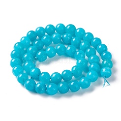 Natural White Jade Imitation Amazonite Beads Strands&nbsp;G-I299-F04-8mm