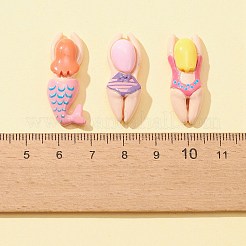 12Pcs 3 Styles Opaque Resin Cabochons&nbsp;CRES-FS0001-10