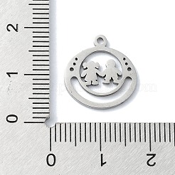 Non-Tarnish 304 Stainless Steel Pendants&nbsp;STAS-C097-36P