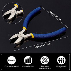 DIYワイヤーラップジュエリーキット  アルミワイヤーと鉄のサイドカッティングプライヤー付き  銀  20ゲージ  0.8mm  10 m /ロール  2のロール/セット&nbsp;DIY-BC0011-81A-02