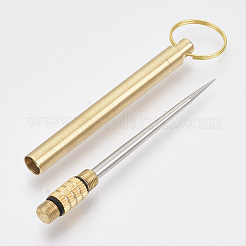 Portable Pocket 201 Stainless Steel Toothpick keychain&nbsp;KEYC-T007-02G