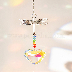 1Pc Crystals Chandelier Suncatchers Prisms Chakra Hanging Pendant&nbsp;HJEW-LP0002-58