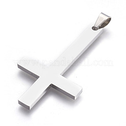 304 Stainless Steel Saint Peter's Cross Big Pendants&nbsp;STAS-L218-04
