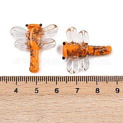 Transparent Lampwork Beads&nbsp;FOIL-I017-01A