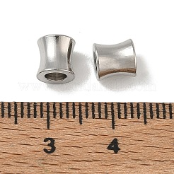 304ステンレススチールビーズ  コラム  ステンレス鋼色  6x6mm  穴：3.5mm&nbsp;SA-CBA5B8F-01