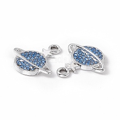 Alloy Rhinestone Pendants&nbsp;ALRI-K049-09A