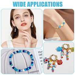 4 Strands 2 Styles Handmade Millefiori Glass Bead Strands&nbsp;KY-CA0001-60