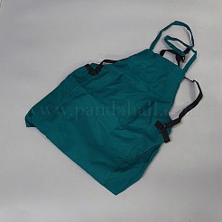 屋外ガーデニング用オックスフォード生地エプロン  ティール  620x250~430x1mm&nbsp;AJEW-WH20006-64B