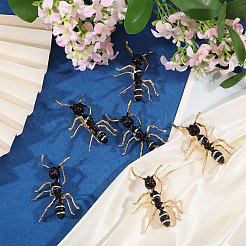 6Pcs Ant Enamel Pins&nbsp;JEWB-CA0001-87B