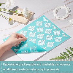 2Pcs Self-Adhesive Silk Screen Printing Stencil&nbsp;DIY-GF0004-15