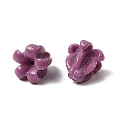 合成サンゴビーズ  染め  花  オールドローズ  11.5~12x11.5~12x12.5mm  穴：1.6mm&nbsp;CORA-K010-01A