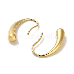 304 Stainless Steel Teardrop Dangle Earrings&nbsp;EJEW-Q793-01G