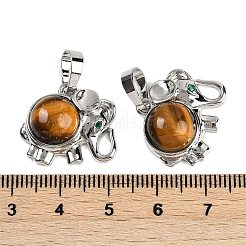 Natural Tiger Eye Pendants&nbsp;G-I374-A-P14