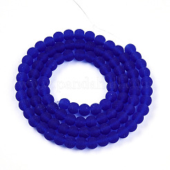 Transparent Glass Beads Strands&nbsp;GLAA-T032-T4mm-MD16