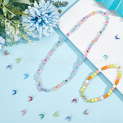 1000Pcs Spray Painted Iron Bead Tips&nbsp;IFIN-SP0001-63