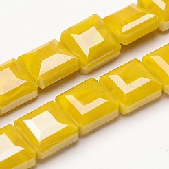 Electroplate Glass Bead Strands&nbsp;EGLA-E035-M