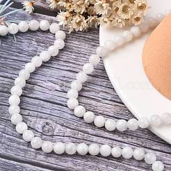 Natural Rainbow Moonstone Beads Strands&nbsp;X-G-C068-6mm-1