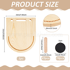 1Pc Arch Wood Crochet Blocking Board for Knitting&nbsp;TOOL-BC0030-43