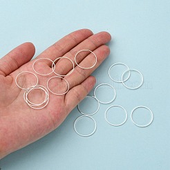 真鍮製フレームコネクター  銀色のメッキ  20x0.7~1mm&nbsp;X-EC18720MM-S