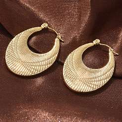 304 Stainless Steel Hoop Earrings for Women&nbsp;EJEW-L296-054G