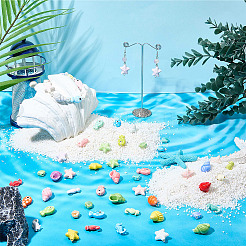 80Pcs 5 Styles Handmade Porcelain Beads&nbsp;PORC-SC0001-56