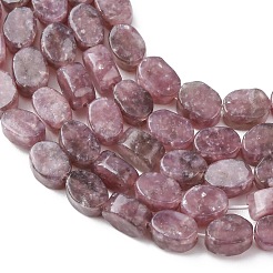 Natural Lepidolite/Purple Mica Stone Beads Strands&nbsp;G-H343-A01-01