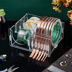 Acrylic Musical Record Organizer Holder&nbsp;ODIS-WH0043-293