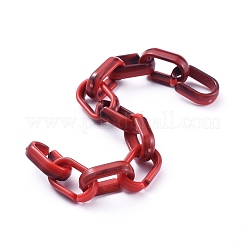 Handmade Acrylic Cable Chains&nbsp;AJEW-JB00535-06