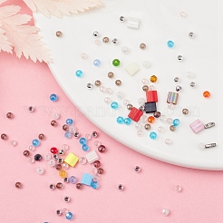 DIY Glass Beads Bracelet Making Kit&nbsp;DIY-YW0004-46
