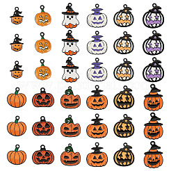 36Pcs 12 Styles Halloween Alloy Enamel Pendants&nbsp;ENAM-TA0003-51