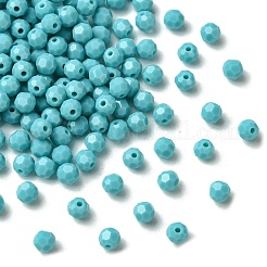 プレシオサ®クリスタルビーズ  チェコクリスタル  451 19 602 ラウンド  ターコイズ63030個  4mm  穴：1mm&nbsp;X-PRC-BB4-63030
