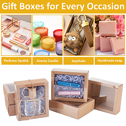 Rectangle Kraft Paper Drawer Boxes&nbsp;CON-WH0089-119A