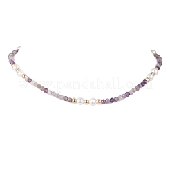 White Jade Necklaces&nbsp;NJEW-JN05340-02