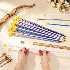 24Pcs 3 Colors PVC Sucker Cup Arrows&nbsp;AJEW-BC0011-55