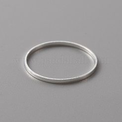 真鍮製フレームコネクター  丸いリング  銀  14x0.5mm  内径：13mm&nbsp;KK-WH0047-59C-S