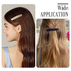 2Pcs 2 Colors Cellulose Acetate and Iron Hair Barrettes for Women Girl&nbsp;PHAR-TADJ0001-01A