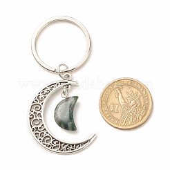Mixed Stone and Tibetan Style Alloy Keychain&nbsp;KEYC-JKC00320