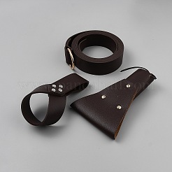 PU Leather with Alloy Waist Sword Sheath&nbsp;AJEW-WH20067-111PG