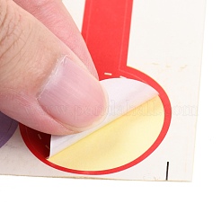 シールステッカー  ラベル貼付絵ステッカー  クリスマステーマ  ミックスカラー  18.5x13.5~14x0.05cm  10pcs /シート&nbsp;AJEW-P082-B01-02