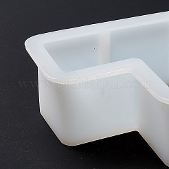 DIYブックエンドシリコンモールド  レジン型  UVレジン用  エポキシ樹脂工芸品作り  はしご  ホワイト  155x160x48mm  内径：141x140mm&nbsp;LS-DIY-M046-13