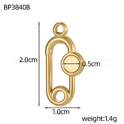 304 Stainless Steel Pendants Cabochon Setting&nbsp;STAS-OY009-55G