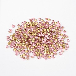 Back Plated Grade A Diamond Glass Pointed Rhinestone&nbsp;RGLA-SS10-022
