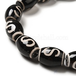 Tibetan Style dZi Beads Strands&nbsp;G-F726-A08